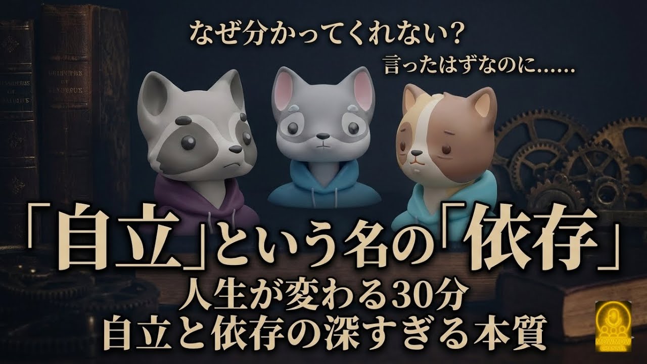 #54自立と依存の境界線。パートナーシップが壊れる「無自覚な依存」の正体
