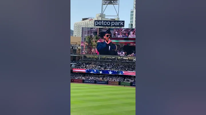 God bless America by Hanson Kim(Dodgers vs Padres ...