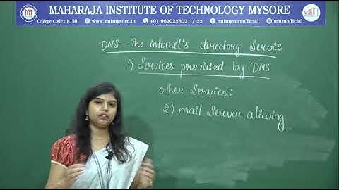 Domain Name System |Vth Semester | CSE | Module 01 | CNS | Session 06