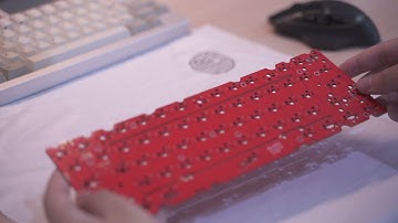 Polaris by Ai03 keyboard build ( frankenswitch & GMK Oblivion V2 Monochrome )