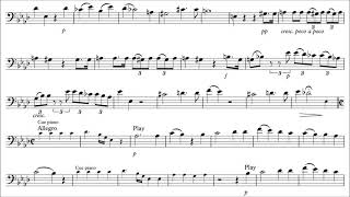 Cello Play-Along - Adelaide, opus 46 - Beethoven - with sheet music