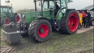 Fendt 612 LSA-E voor de vermogentester bij Trekkertrek Nijkerkerveen