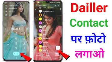 How To Apply Photo in Dialer Contact And Caller Screen Background In Any Android Devices??