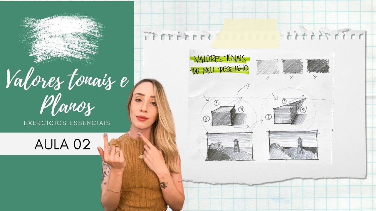 Aula 2: Valores Tonais | Transforme Suas Ideias em Croquis.