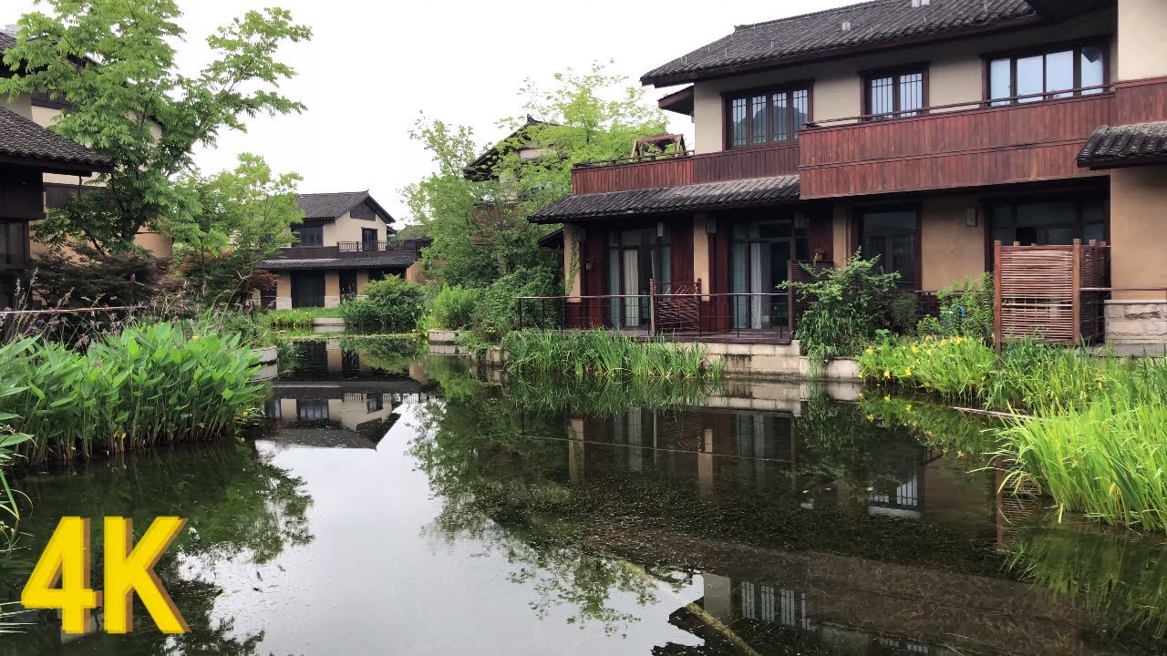 [4K] LUXURY New Construction Community Tour in Wuzhen, China | 桐乡市乌镇悦景庄 ...