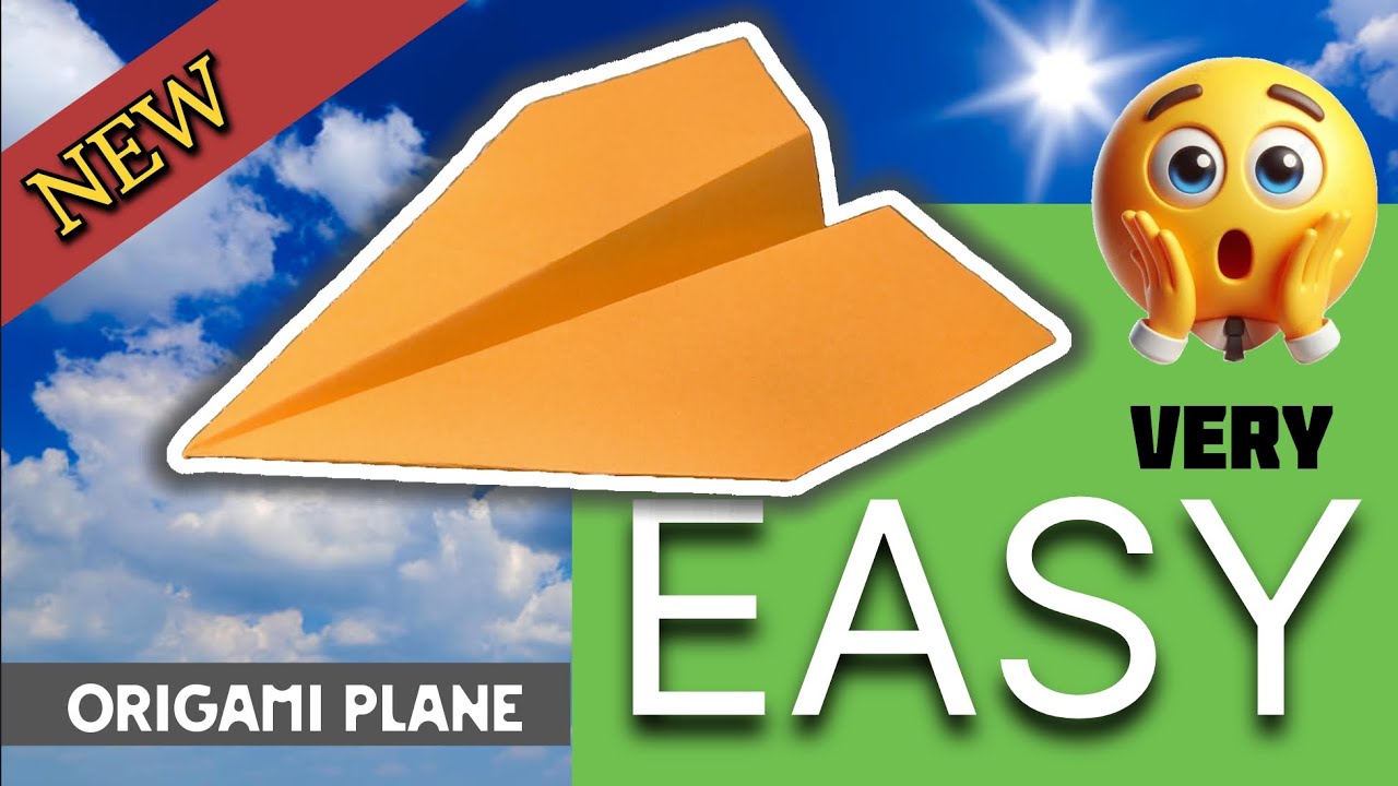 Origami Plane-1 | How to make a easy Paper Plane | World of Origami | #worldoforigami 