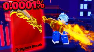I Spent 10,000 Robux to get DRAGONS BREATH! (0.0001%)