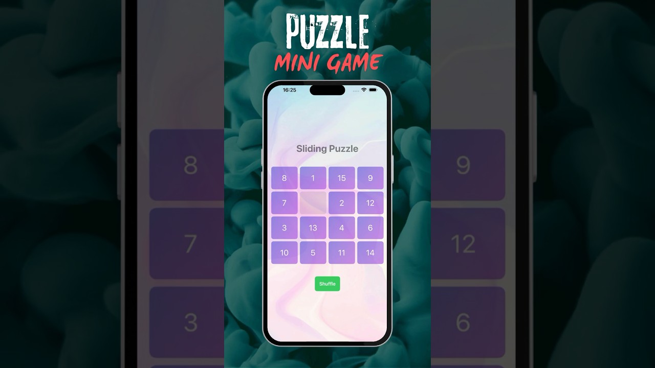 🎮 Create Your Own Sliding Puzzle Game in SwiftUI – Perfect for Beginners! 🚀