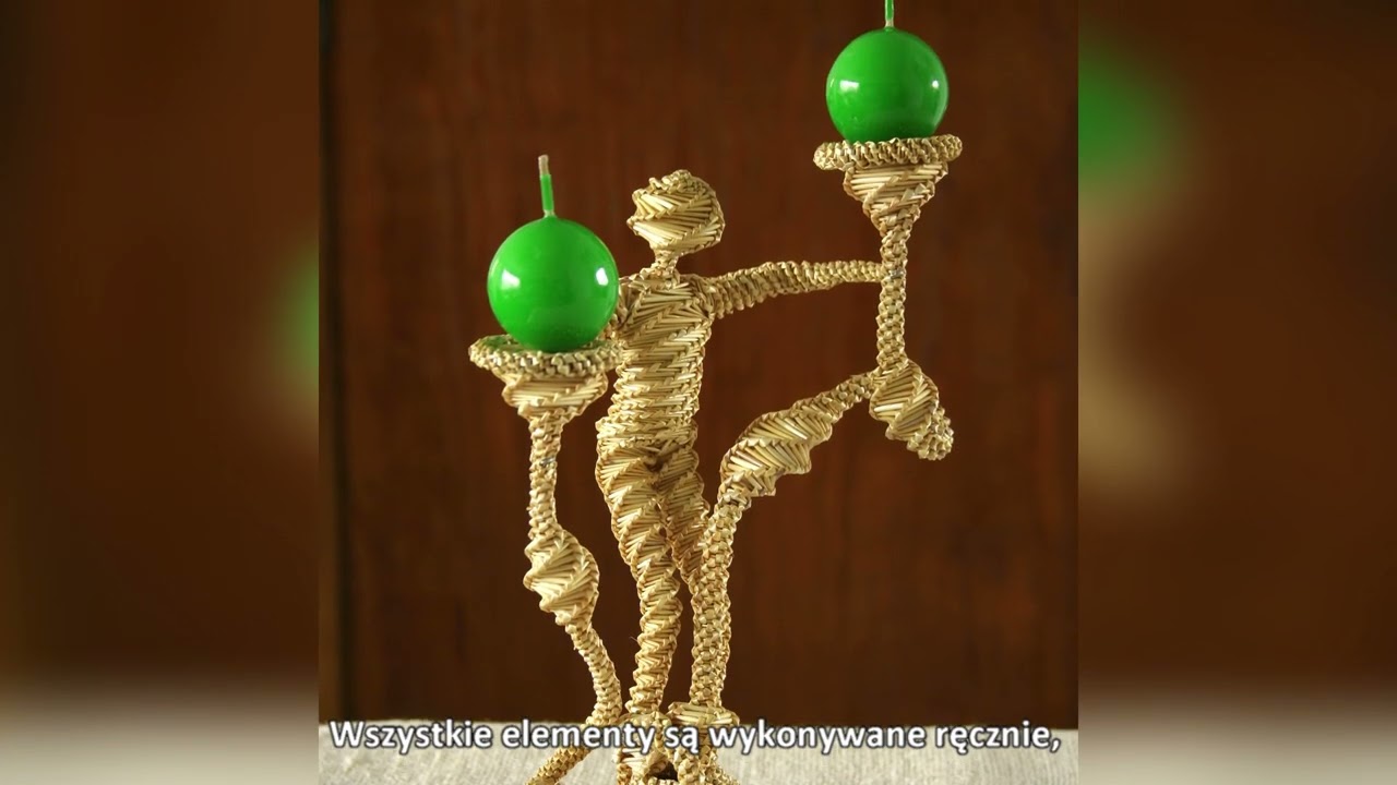 Piotr Barańczak  mistrz  plecionkarstwa z Wielkopolski