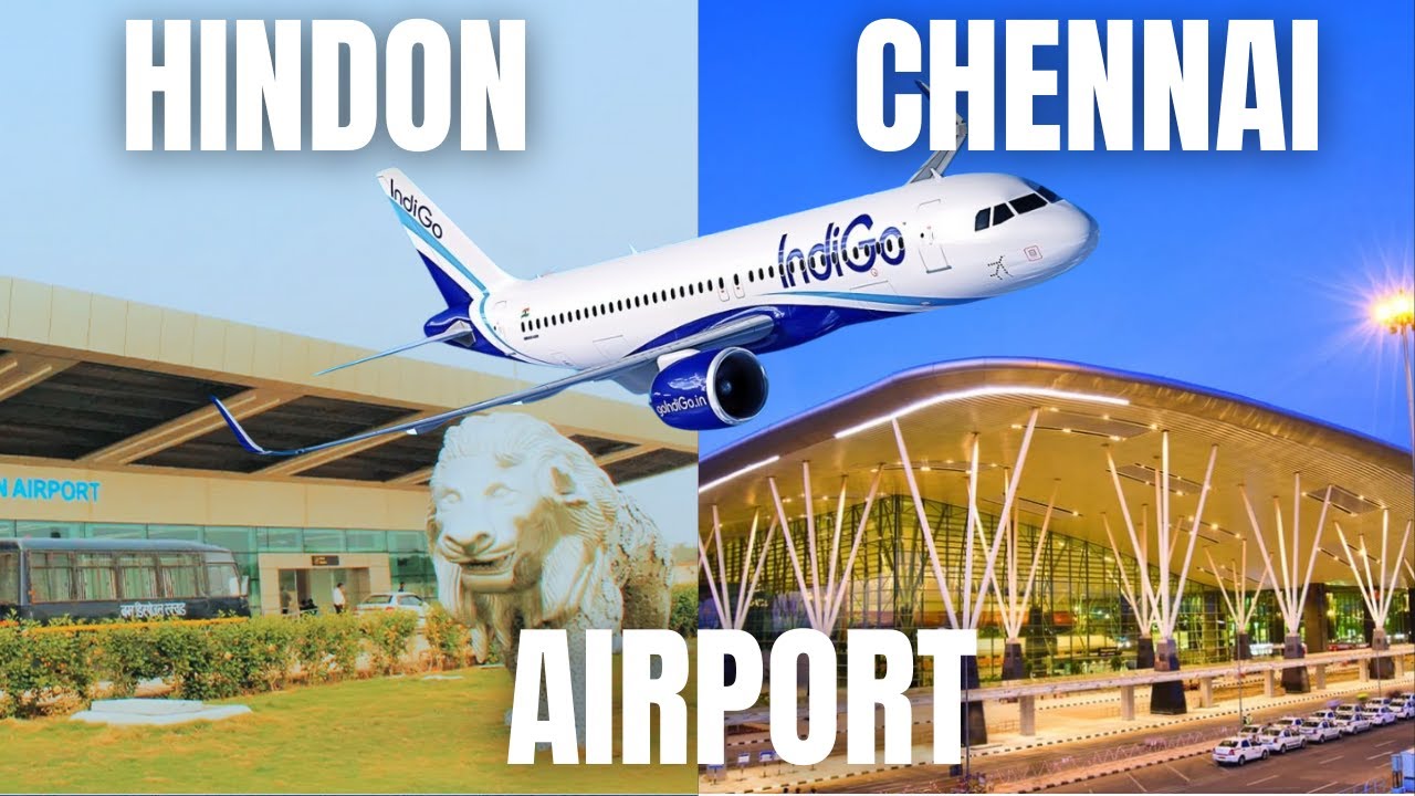 ✈️ 1st Time Flight from Hindon Airport to Chennai | First Flying Experience & Chennai Exploration 🇮🇳