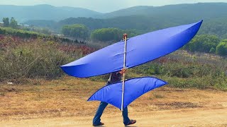 DIY 3M Assembled Kites In The Shape Of Fish Tails Falling Very Cool