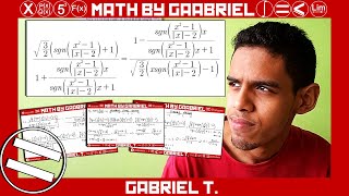 Ecuación con sgn(x), Valor Absoluto, Raíces y Fracciones 🖤⚔️ Math by Gaabriel