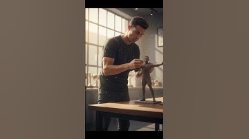 Ronaldo Making His Statue #anime #ronaldo #viral #shorts #aiedits
