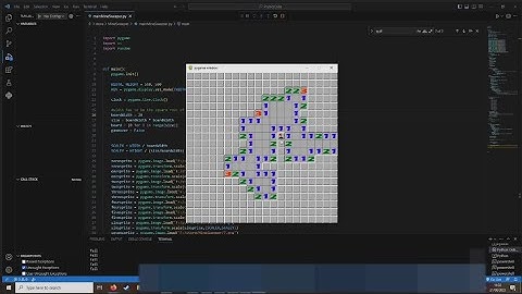 Minesweeper in Pygame || Programming Timelapse