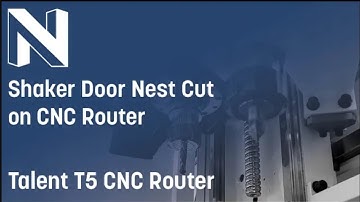 Shaker Door Nest Cut on CNC Router