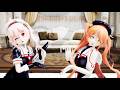 MMD艦これ バブリン 村雨 春雨 
