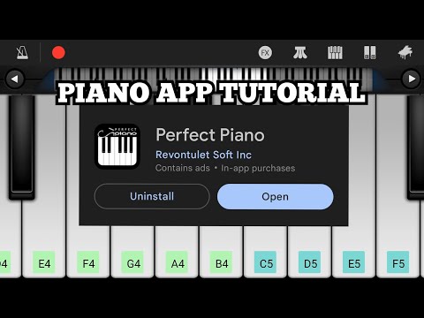 perfect piano app tutorial | ish2001