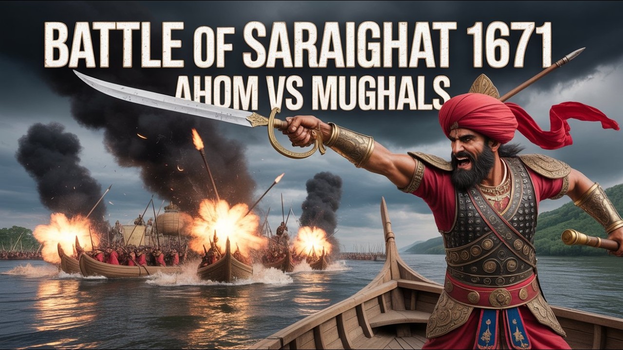 Battle of Saraighat 1671: How Lachit Borphukan Defeated the Mughal Empire | Ahom vs Aurangzeb
