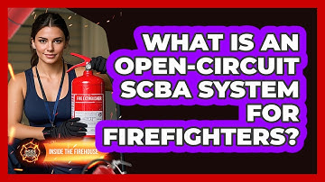 What Is An Open-circuit SCBA System For Firefighters? - Inside the Firehouse