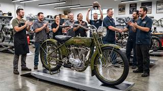 “Restoring the Oldest 1903 Harley Davidson Found in the Jungle Full Transformation!” “Restoring the Oldest 1903 Harley Davidson Found in the Jungle Full Transformation!”
