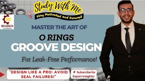 O-rings Groove design