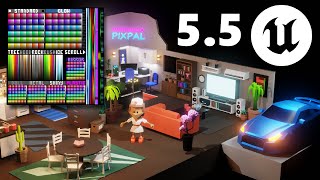 UNREAL ENGINE 5.5.1 - Imphenzia PixPal Palette - Material Tutorial