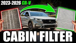 2023–2026 Honda CR-V Cabin Air Filter Replacement