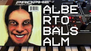 Miniatura de "APHEX TWIN - Alberto Balsalm  (Prophet REV2 Synth Cover)"