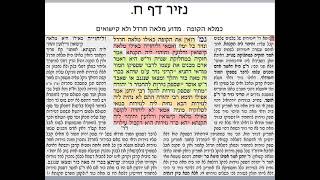 נזיר ח דף יומי מסכת נזיר דף ח Daf yomi nazir daf 8