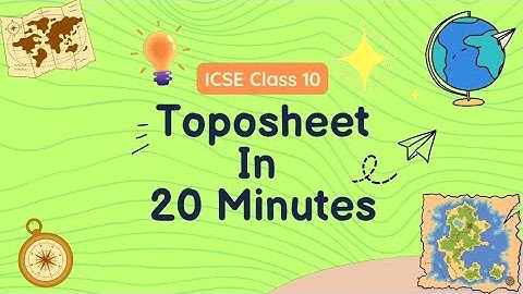 Full Topography In 17 Minutes For ICSE Class 10.......Exam morning Sureshot Revision 📗