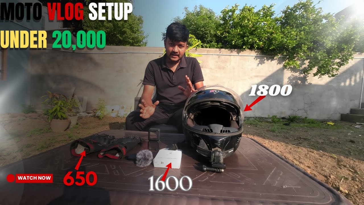 Best Budget Motovlog Setup 2025 | Low Budget Motovlogging  | Pro Quality Setup Action camera