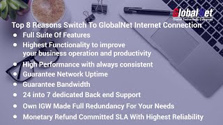 GlobalNet Myanmar | Top 8 Reasons Switch To GlobalNet Internet Connections screenshot 1