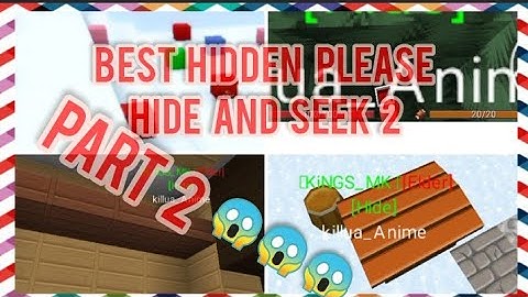 Best hidden place in Hide and seek 2 part 2 (Blockman go Blockymods)🔥