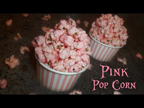 Pink Popcorn Candy