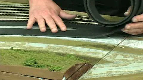 Steve's Workshop: Laying Down Roadbed