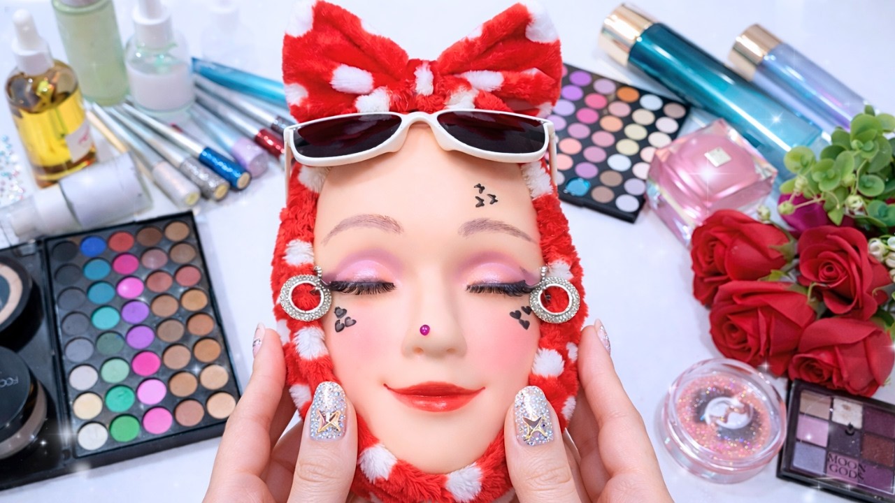 ASMR Mannequin Makeup Makeover Gone Wild 🎀💄 (No Talking)