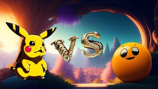 The Battle of Pikachu and Pacman Who Will Win