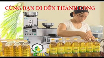 Máy Ép Dầu VCOIL - KD03 ép 20-25kg một giờ và lọc trong dầu ngay sau khi ép