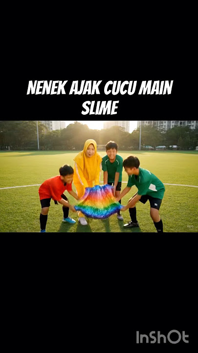 Nenek ajak cucu main Slime #trendingshorts