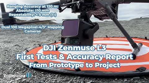 DJI Zenmuse L3: First Tests & Accuracy Report