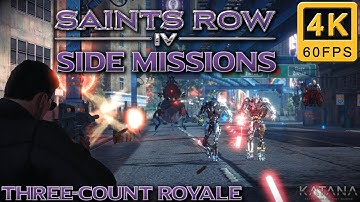 Saints Row 4 Side Mission Walkthrough | Hardcore | Three-Count Royale