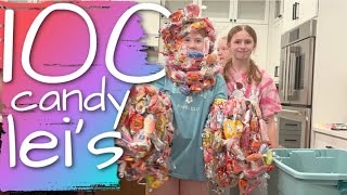 FULL DAY OF CHEER | MAKING 100 CANDY LEI'S FOR CHEER FUNDRAISERS | CHEERLEADERS TEAM BUILDING PARTY Guía