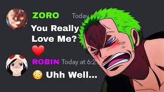 If Zoro Got Drunk One Piece Discord Chat
