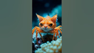 Thumbnail of real life tripi tropi tropa tripa part 2 #ai #cat #shrimp #lucu #funny #catface #catvideo#sea