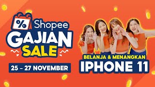 Shopee Gajian Sale | Tanggal 25-27 November, GRATIS ONGKIR RP 0 SEPUASNYA! Shopee Gajian Sale | Tanggal 25-27 November, GRATIS ONGKIR RP 0 SEPUASNYA!