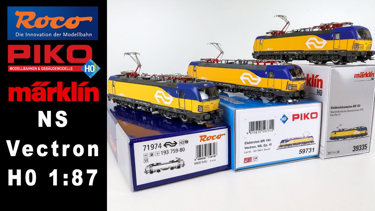 NS Vectron Marklin Piko Roco 1:87 H0 digitaal Sound
