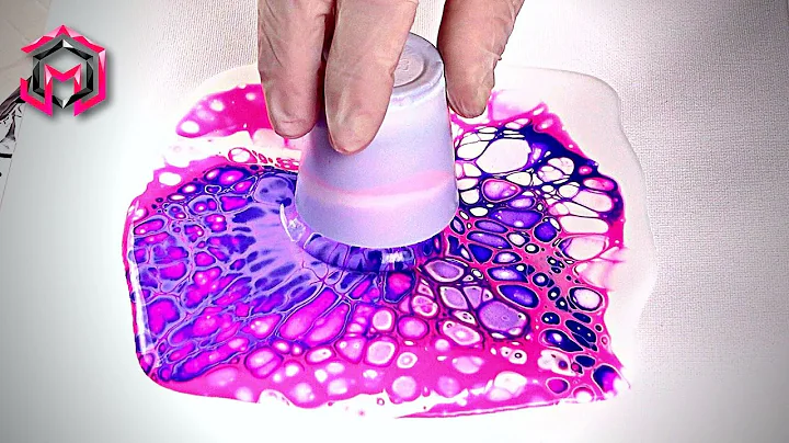 CELL EXPLOSION! - Flip Cup Acrylic Pouring