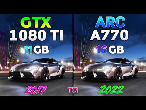 ARC A770 vs GTX 1080 Ti - Test in 8 Games