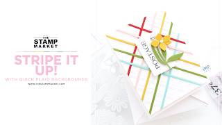 STRIPE IT UP WITH QUICK PLAID BACKGROUNDS