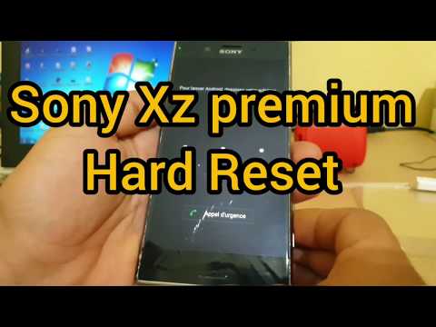 Sony Xz premium Hard Reset